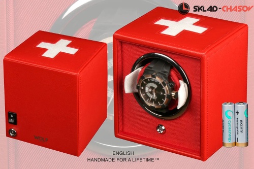 Шкатулка для автоподзавода 1-х часов Wolf 462104 фото фото 6