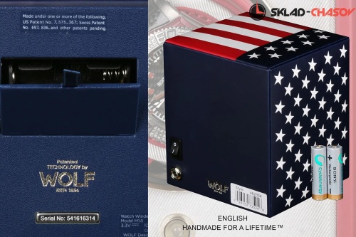 Шкатулка для автоподзавода 1-х часов Wolf 462304 фото фото 6