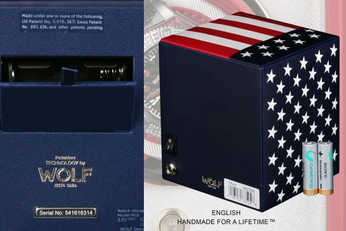 Шкатулка для автоподзавода 1-х часов Wolf 462304 фото фото 6