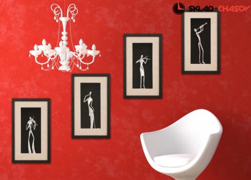 Настенное панно из серии "Музыканты": "Скрипачка" фото фото 2