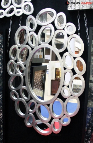 Панно настенное "Кольца с зеркалами - овал" фото фото 4