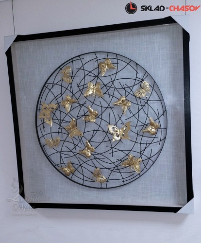 Панно декоративное Порхающие бабочки фото фото 2