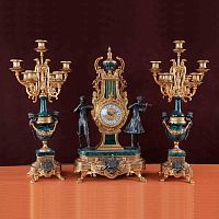 Бронзовые часы с канделябрами Parsa C 3114 фото