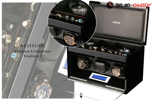 Шкатулка для автоподзавода 3-х часов TRADITION T3TB фото фото 3