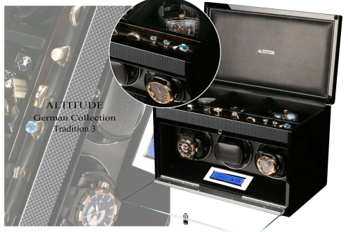 Шкатулка для автоподзавода 3-х часов TRADITION T3TB фото фото 3