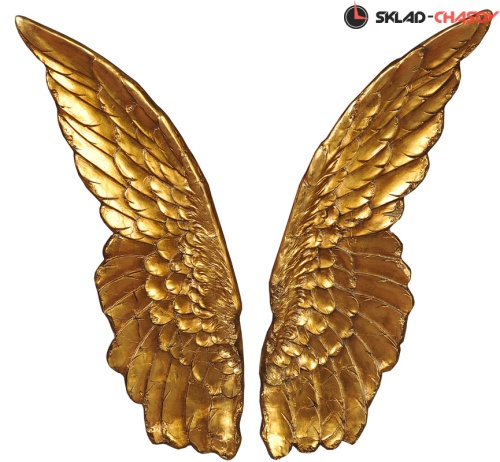 Настенное панно "Крылья золотые" фото