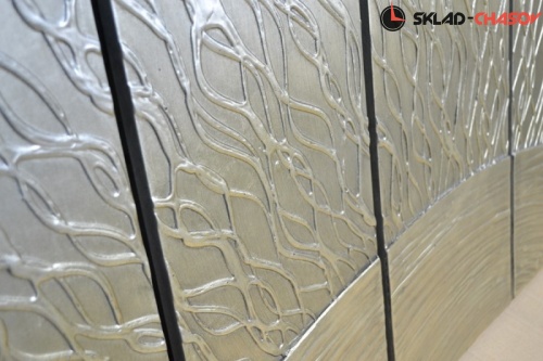 Панно Восход солнца настенное золотистое фото фото 3