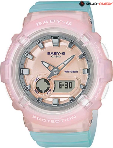 Японские наручные часы Casio Baby-G BGA-280-4A3 с хронографом фото