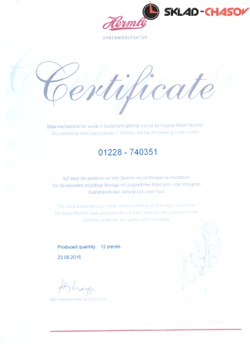 Hermle 01228-740351 фото фото 3