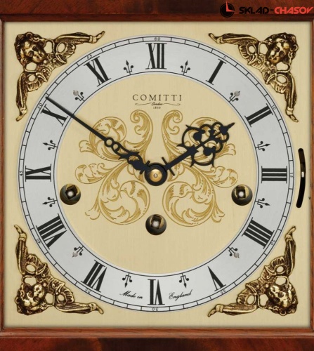 Часы настольные COMITTI The Georgian Basket Top In Mahogany C4311TCH фото фото 2