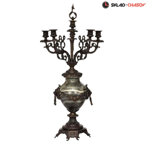 Бронзовые часы с канделябрами Real Bronze C3125ABBS фото фото 2