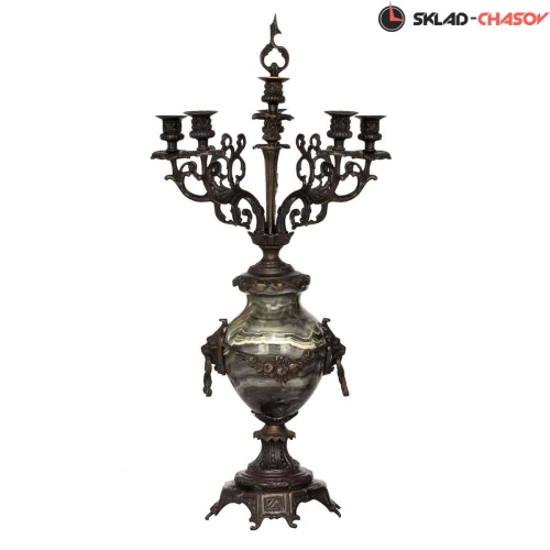 Бронзовые часы с канделябрами Real Bronze C3125ABBS фото фото 2