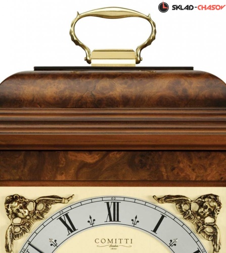 Часы настольные COMITTI The Georgian Basket Top In Walnut C4211TCH фото фото 2