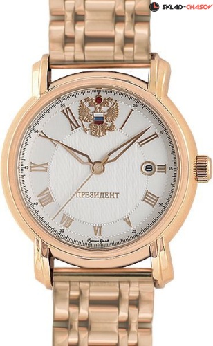 Русское Время Президент 5709310 с браслетом меха фото