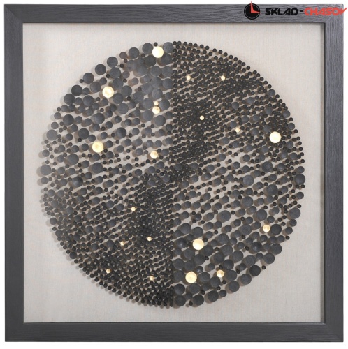 Панно чёрное "Планетарий" фото