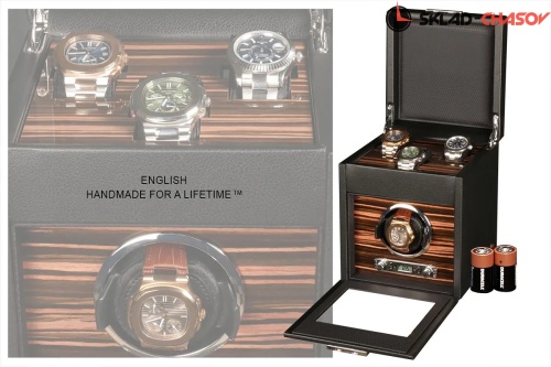 Шкатулка для автоподзавода 1-х часов Wolf 457156 фото фото 2