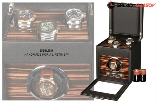 Шкатулка для автоподзавода 1-х часов Wolf 457156 фото фото 2