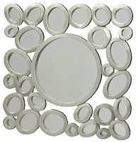 Панно настенное "Кольца с зеркалами - квадрат" фото