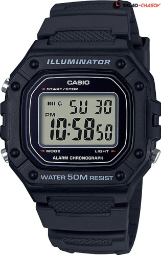 Casio Digital W-218H-1AVEF фото