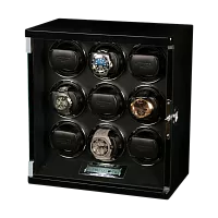 Шкатулка для автоподзавода 9-ти часов Diamond DX-9-BB-FI фото