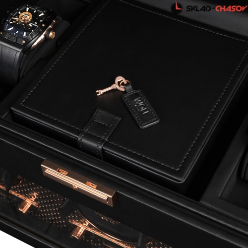 Шкатулка для автоподзавода 3-х часов Wolf 469416 фото фото 14