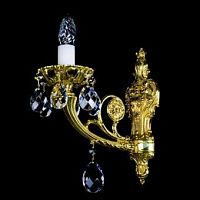 Бронзовое бра ArtGlass LIVIA I. POLISHED CE фото