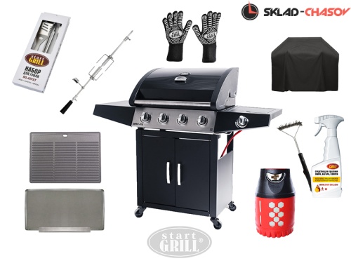 Комплект-стандарт: Газовый гриль Esprit-41B SG и инструменты фото