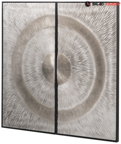 Панно серебристое "Превращение" фото фото 2