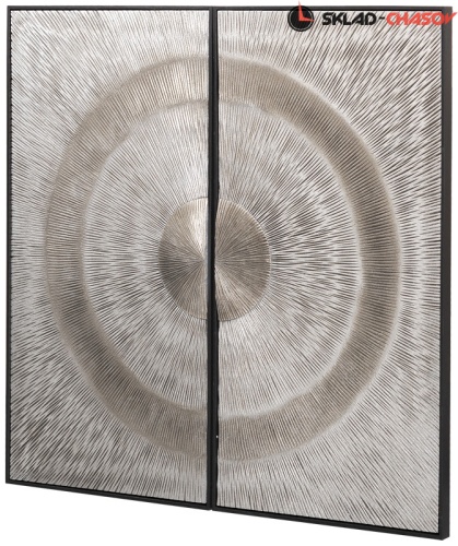 Панно серебристое "Превращение" фото фото 2