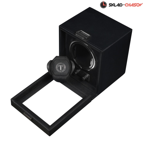 Шкатулка для автоподзавода 1-х часов Badge 01MBL фото фото 3