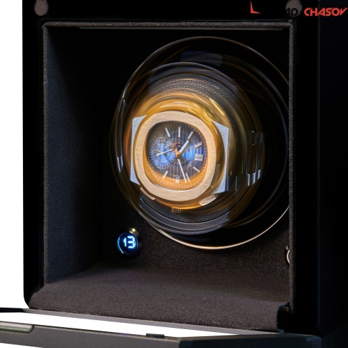 Шкатулка для автоподзавода 1-х часов Petite 1D BL фото фото 7