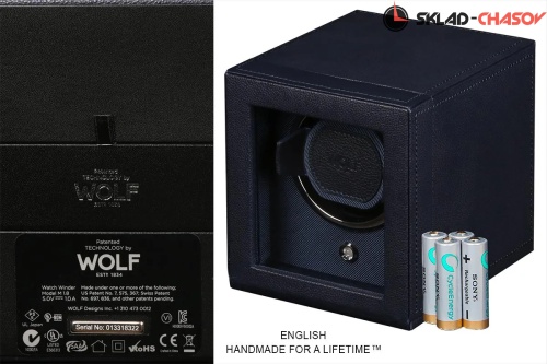 Шкатулка для автоподзавода 1-х часов Wolf 461117 фото фото 3