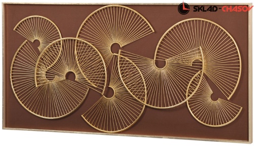 Панно золотистое "Волшебные измерения" фото фото 2