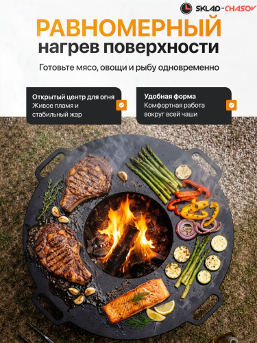 Гриль кольцо Факел на костровую чашу 60 фото фото 3
