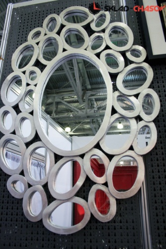 Панно настенное "Кольца с зеркалами - овал" фото фото 5