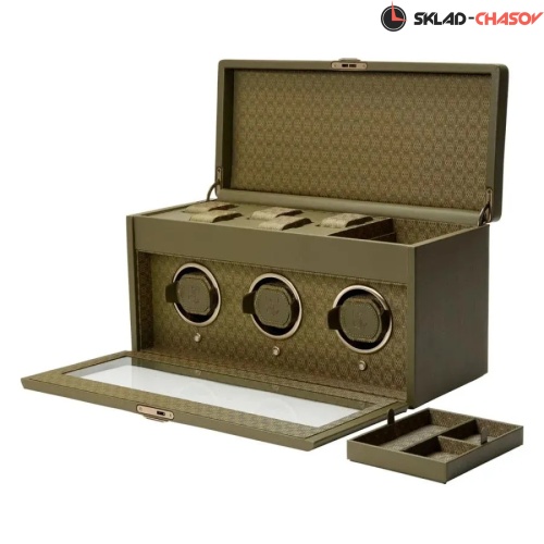 Шкатулка для автоподзавода 3-х часов WOLF 190541 фото фото 8