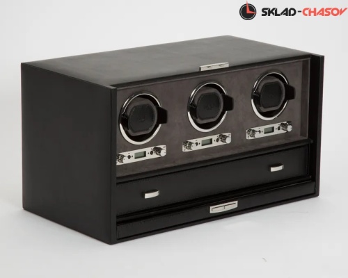 Шкатулка для автоподзавода 3-х часов Wolf 460802 фото фото 4