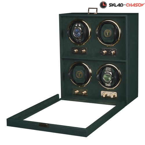 Шкатулка для автоподзавода 4-х часов Badge 04MGR фото фото 2