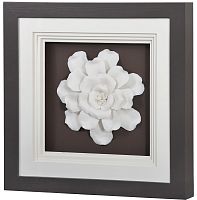 Панно керамическое "Цветок 1" в раме фото