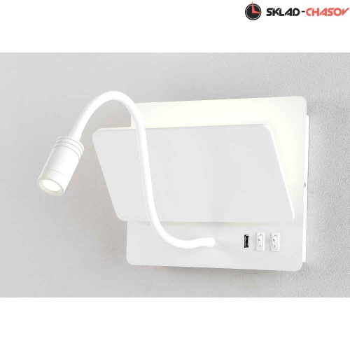 Бра Crystal Lux CLT 226W250USB WH фото фото 2