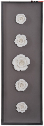 Панно из керамики "Цветы счастья 2" фото