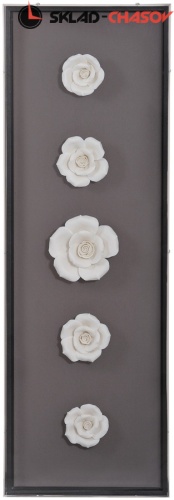 Панно из керамики "Цветы счастья 2" фото