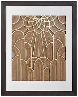 Панно коричневое "Старая Москва" фото