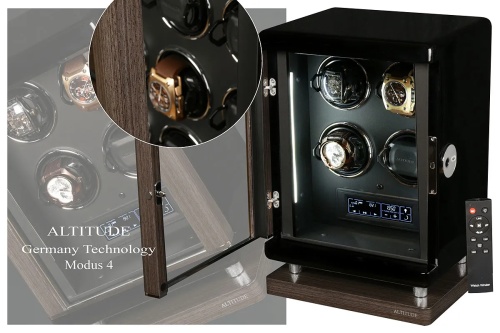 Шкатулка для автоподзавода 4-х часов M1904GB-B фото фото 4