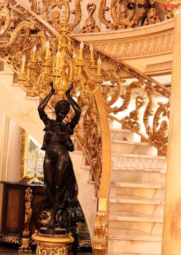 Бронзовый торшер Pars Venus фото