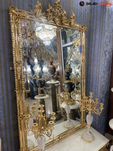 Бронзовое зеркало Lampa LM-206 фото фото 3