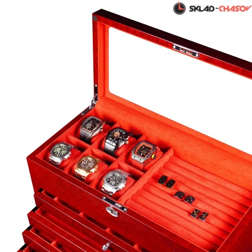 Шкатулка для украшений и 6-ти часов Altitude G014RRF фото фото 4