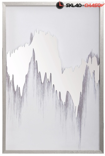 Панно металлическое "Зеркальные горы" фото