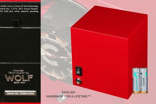 Шкатулка для автоподзавода 1-х часов Wolf 460414 фото фото 3