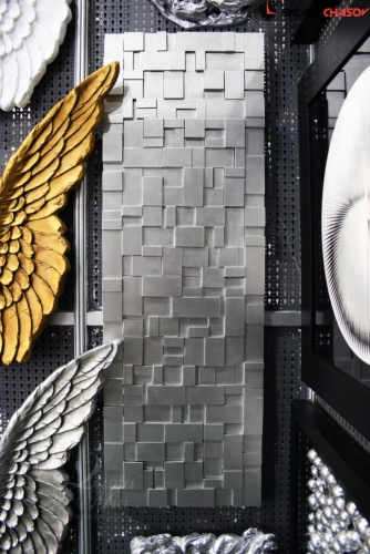 Панно рельефное серебристое "Энигма" фото фото 4